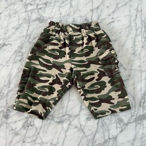 Y2K Camo Cargo Baby Sweatpants Size 3/6 Months
